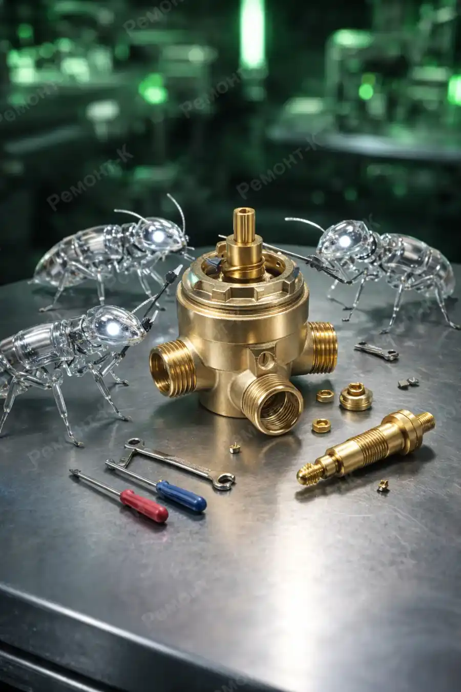 Замена переключателя смесителя