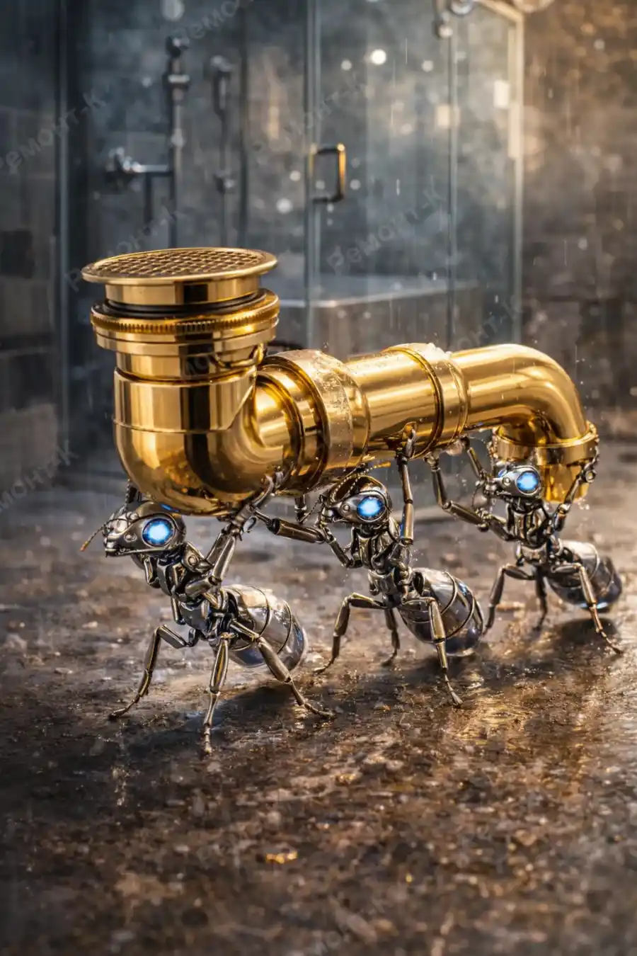 Замена сифона