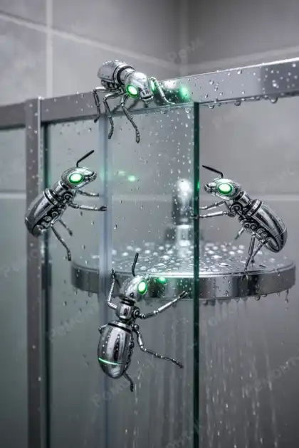 Замена стекла душевой кабины