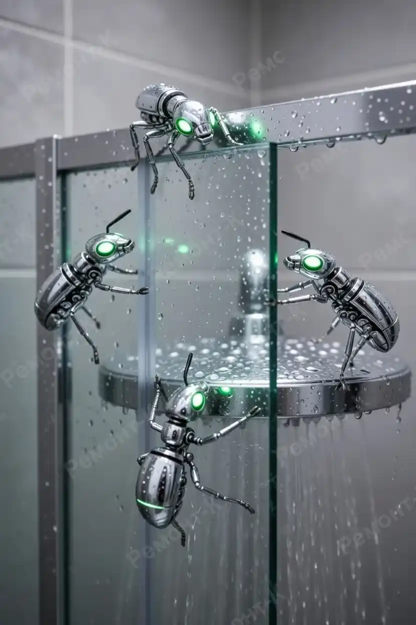 Замена стекла душевой кабины